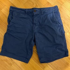 Mens 10 inch flat front shorts